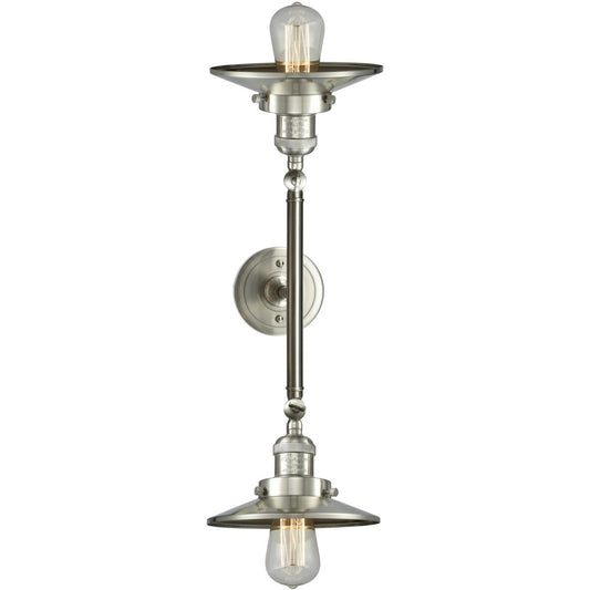 Innovations Lighting  208-SN-M2-LED Franklin Restoration Railroad Bathroom Vanity Light