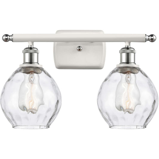 Innovations Lighting  516-2W-WPC-G362-LED Ballston Small Waverly Bathroom Vanity Light