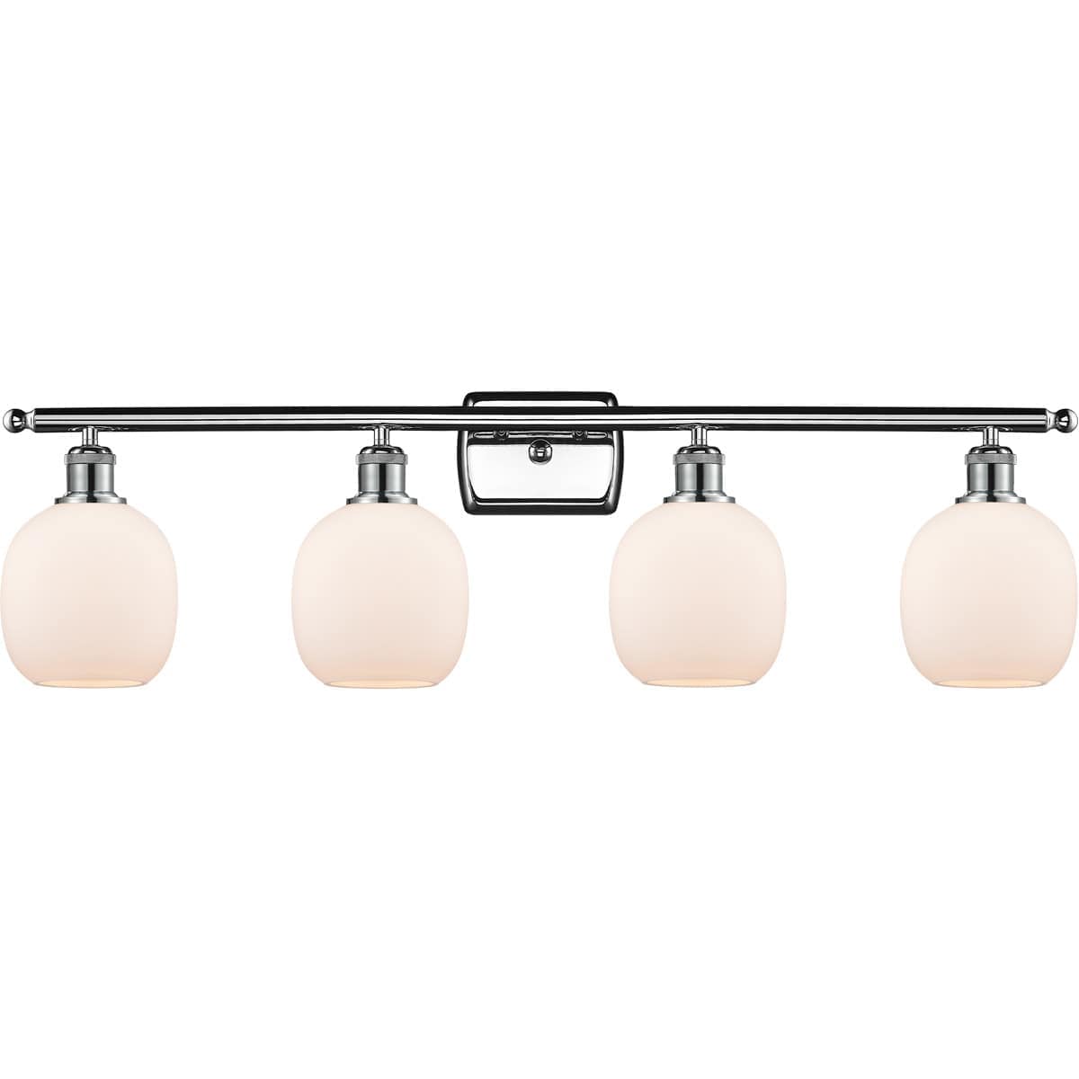 Innovations Lighting  516-4W-PC-G101 Ballston Belfast Bathroom Vanity Light Polished Chrome