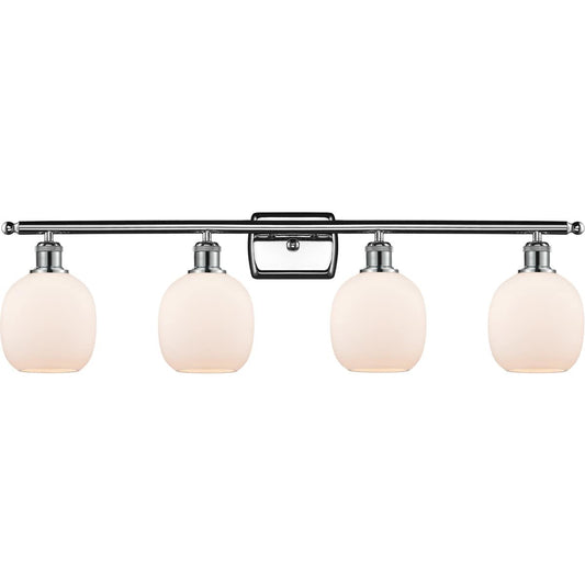 Innovations Lighting  516-4W-PC-G101 Ballston Belfast Bathroom Vanity Light Polished Chrome