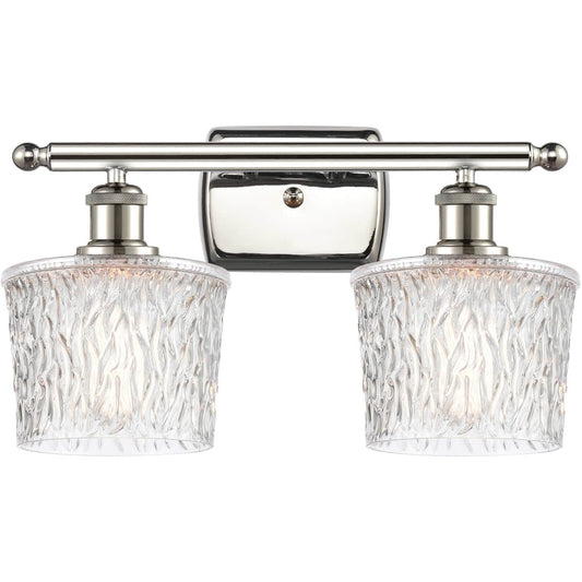 Innovations Lighting  516-2W-PN-G402-LED Ballston Niagra Bathroom Vanity Light Polished Nickel
