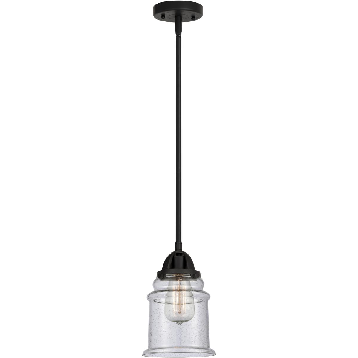 Innovations Lighting  288-1S-BK-G184 Nouveau 2 Canton Mini Pendant Matte Black
