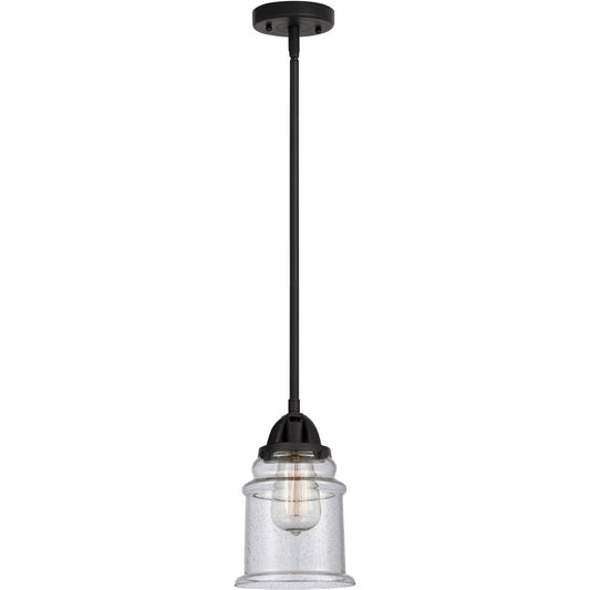Innovations Lighting  288-1S-BK-G184 Nouveau 2 Canton Mini Pendant Matte Black