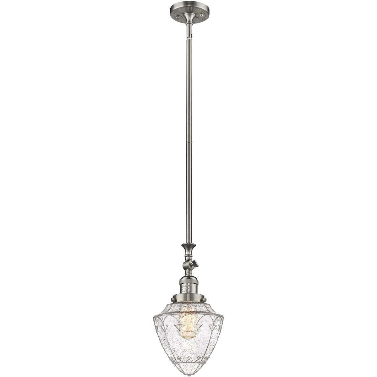 Innovations Lighting  206-SN-G664-7-LED Franklin Restoration Bullet Mini Pendant Brushed Satin Nickel