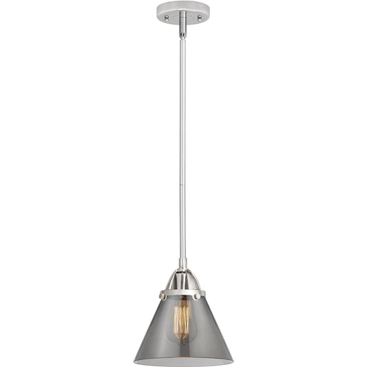 Innovations Lighting  288-1S-PC-G43-LED Nouveau 2 Cone Mini Pendant Polished Chrome