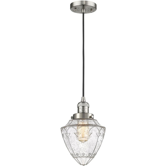 Innovations Lighting  201C-SN-G664-7-LED Franklin Restoration Bullet Mini Pendant