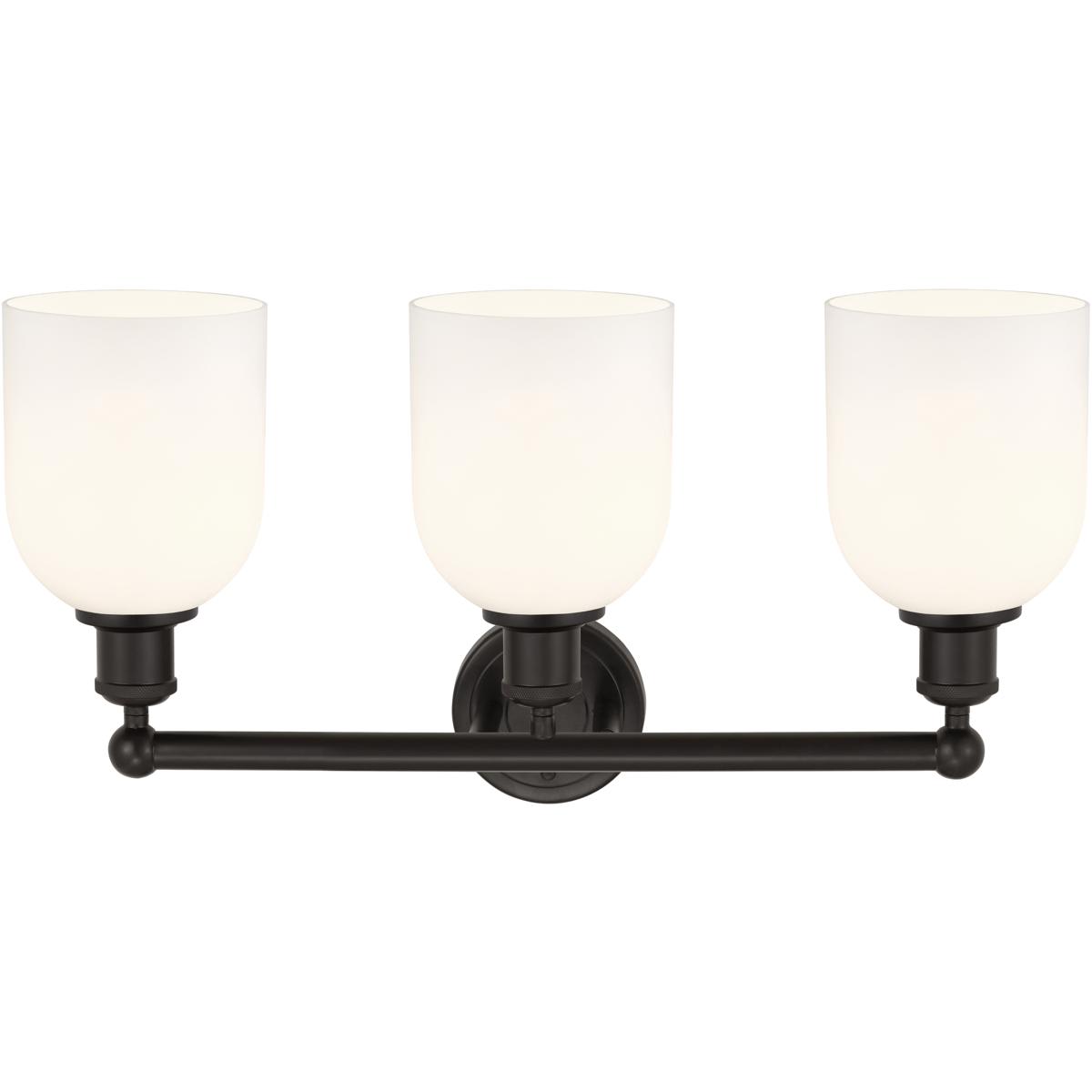 Innovations Lighting  616-3W-OB-G558-6GWH Edison Bella Bathroom Vanity Light Oil Rubbed Bronze