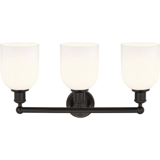 Innovations Lighting  616-3W-OB-G558-6GWH Edison Bella Bathroom Vanity Light Oil Rubbed Bronze