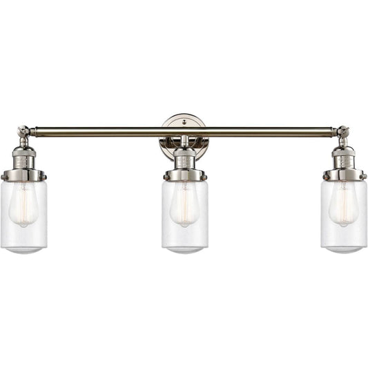 Innovations Lighting  205-PN-G314 Franklin Restoration Dover Bathroom Vanity Light Polished Nickel