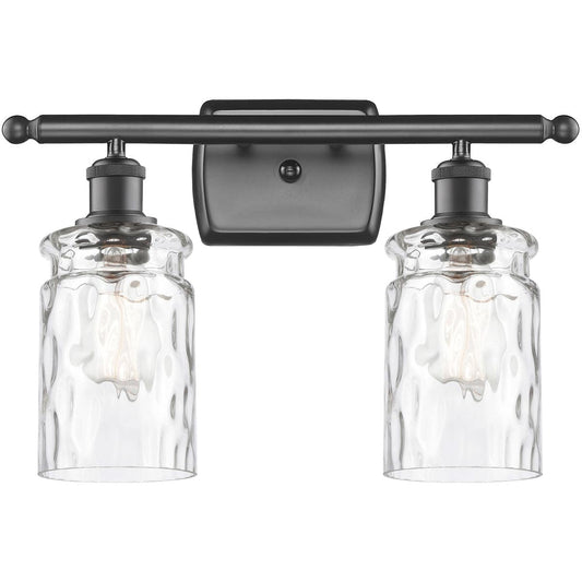 Innovations Lighting  516-2W-OB-G352 Ballston Candor Bathroom Vanity Light Oil Rubbed Bronze