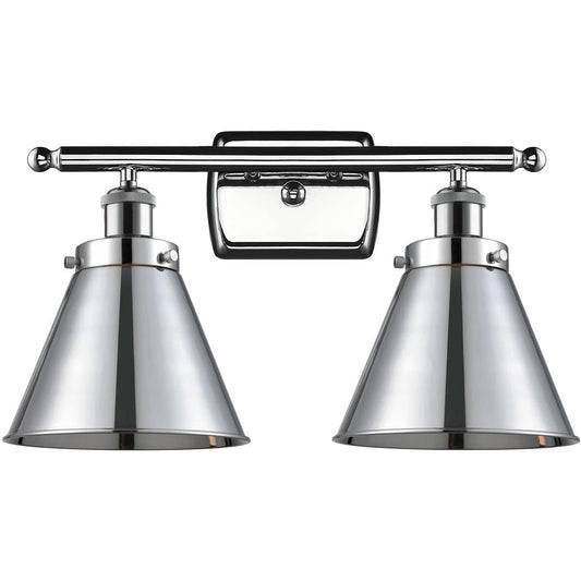 Innovations Lighting  916-2W-PC-M13-PC Ballston Appalachian Bathroom Vanity Light Polished Chrome
