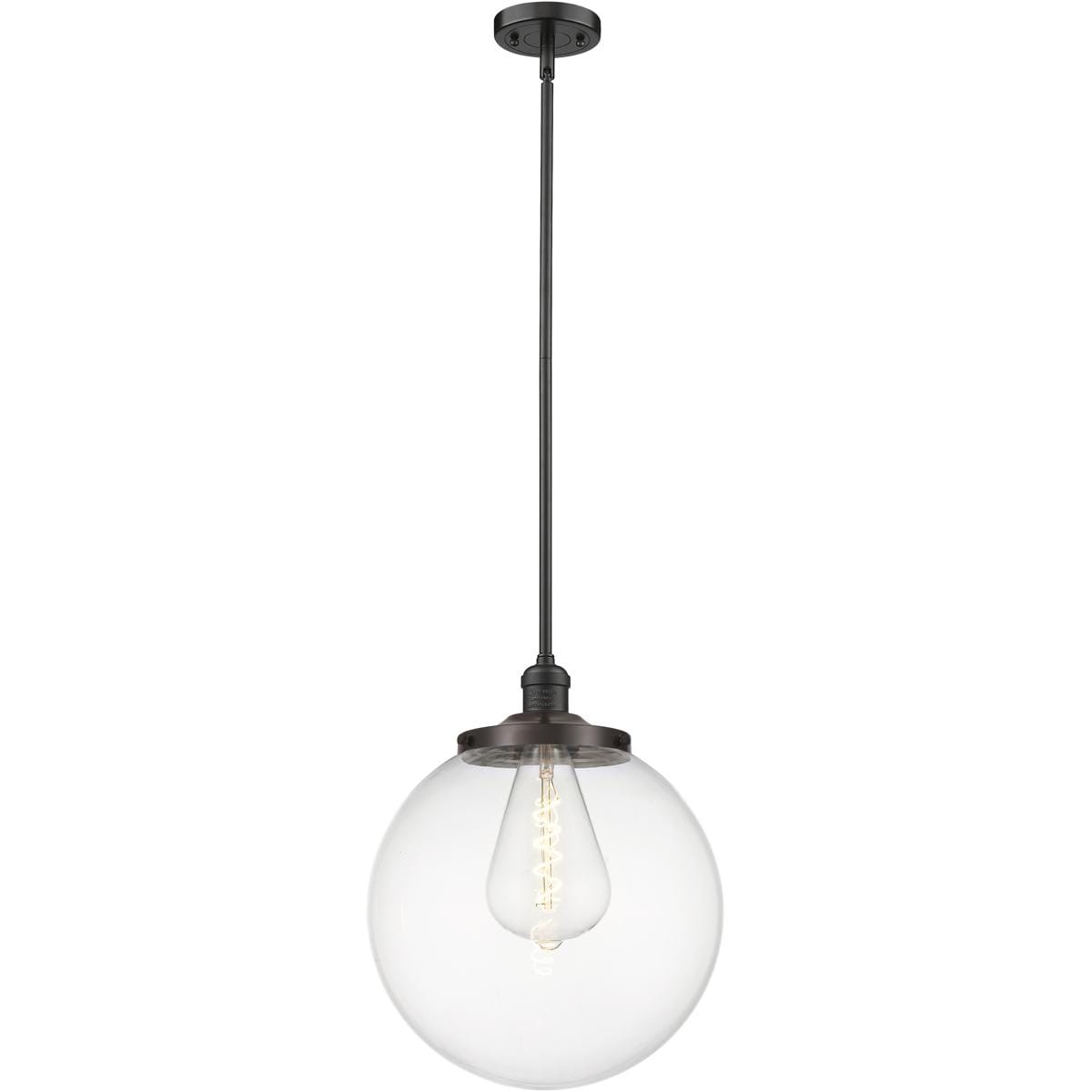 Innovations Lighting  201S-OB-G202-14-LED Franklin Restoration Beacon Pendant Oil Rubbed Bronze