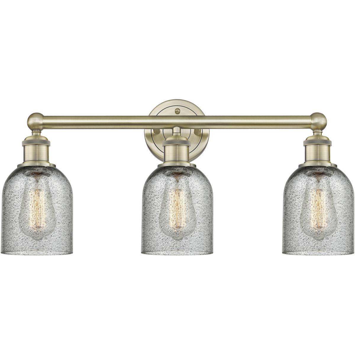 Innovations Lighting  616-3W-AB-G257 Caledonia Bathroom Vanity Light Antique Brass