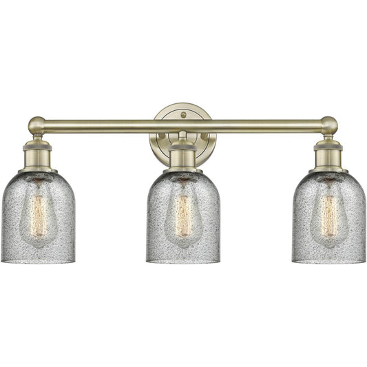 Innovations Lighting  616-3W-AB-G257 Caledonia Bathroom Vanity Light Antique Brass