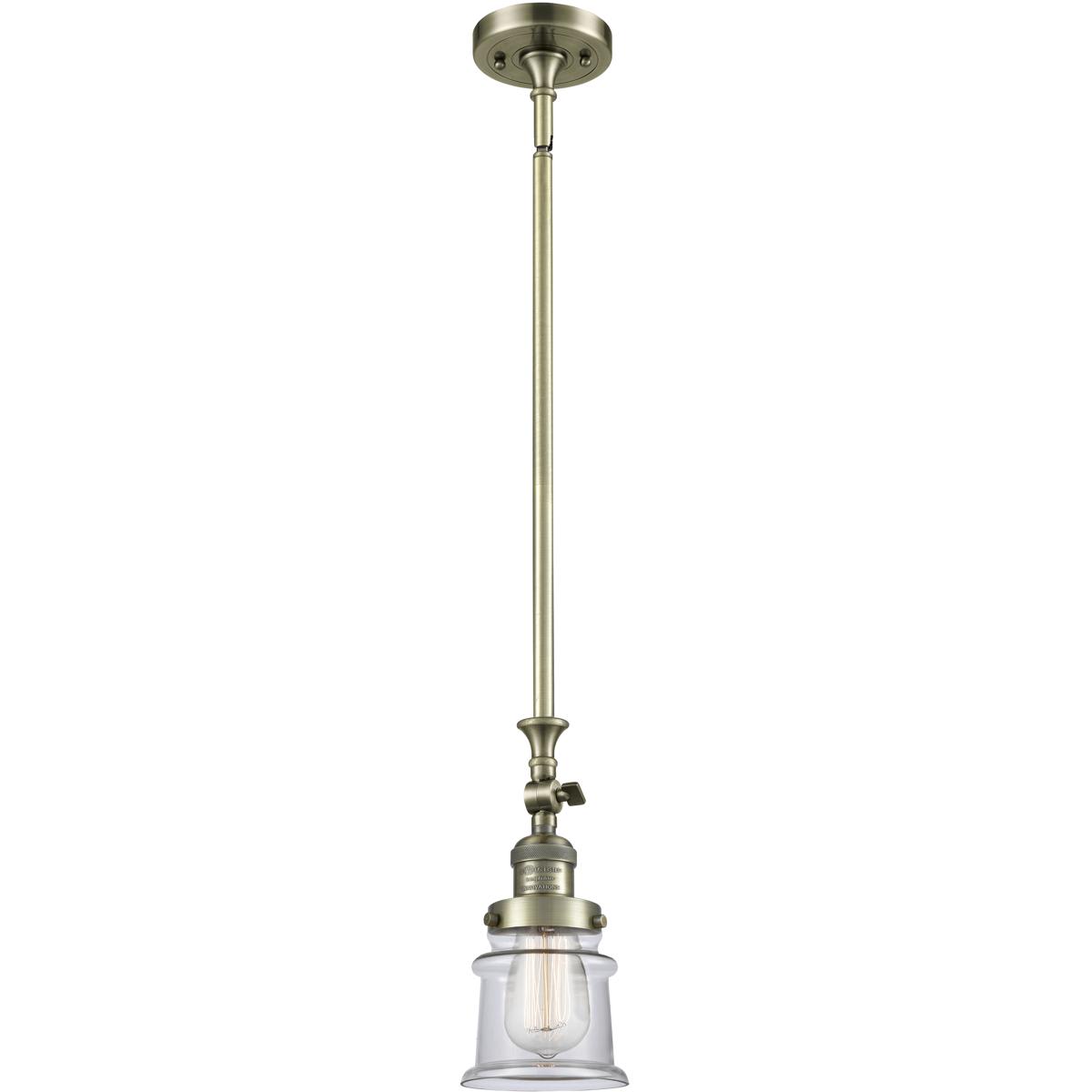 Innovations Lighting  206-AB-G182S Franklin Restoration Canton Mini Pendant Antique Brass