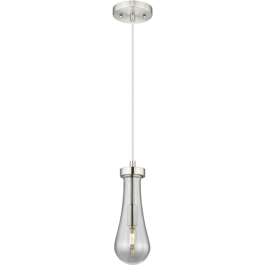 Innovations Lighting  451-1P-SN-G451-4SM Owego Pendant Satin Nickel