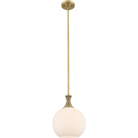 Innovations Lighting  415-1S-BB-G121-10 Astor Mini Pendant Brushed Brass