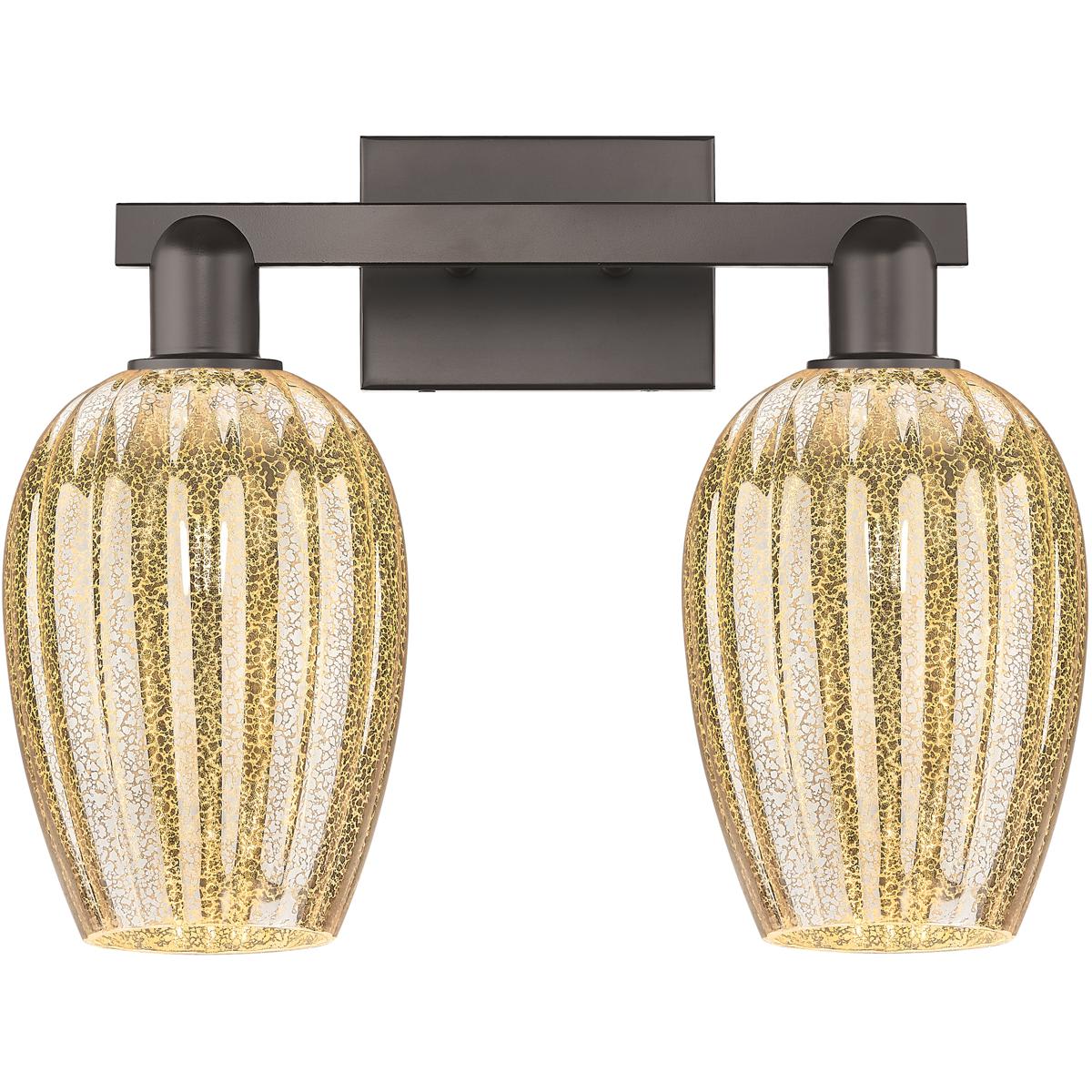 Innovations Lighting  716-2W-OB-G457-6ME Preston Bathroom Vanity Light Oil Rubbed Bronze