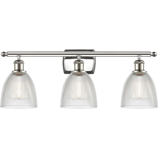 Innovations Lighting  516-3W-PN-G382 Ballston Castile Bathroom Vanity Light Polished Nickel