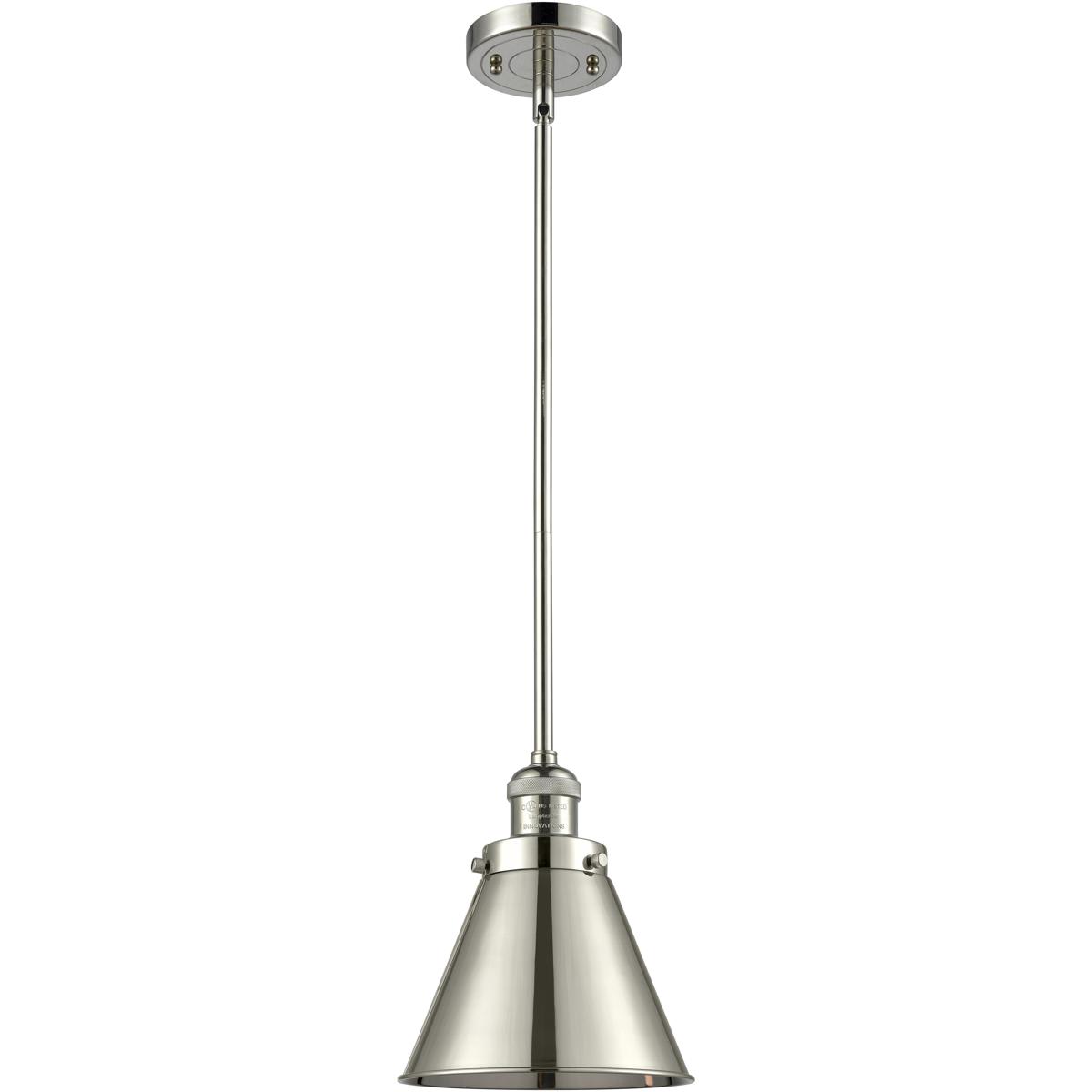 Innovations Lighting  201S-PN-M13-PN-LED Franklin Restoration Appalachian Mini Pendant