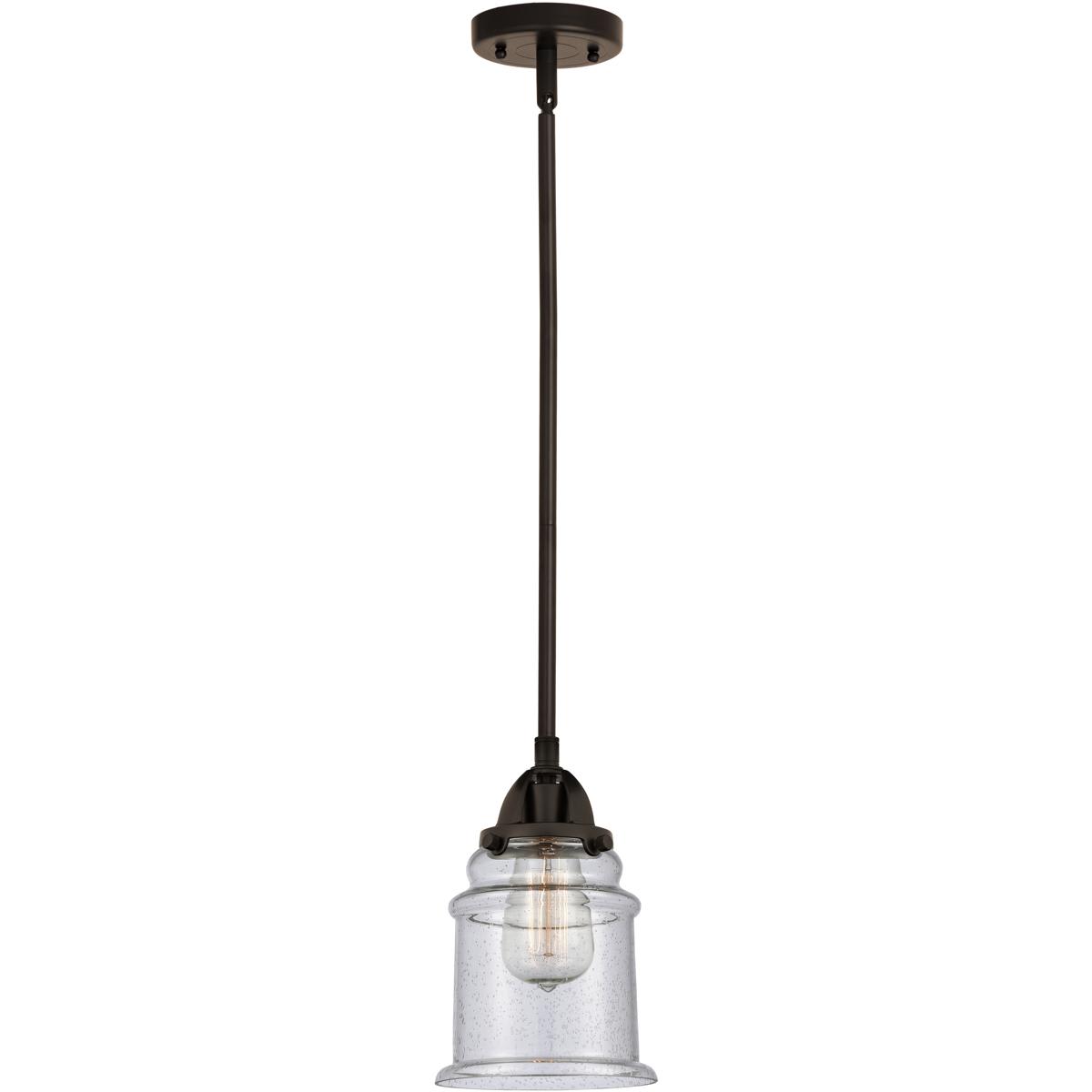 Innovations Lighting  288-1S-OB-G184-LED Nouveau 2 Canton Mini Pendant Oil Rubbed Bronze