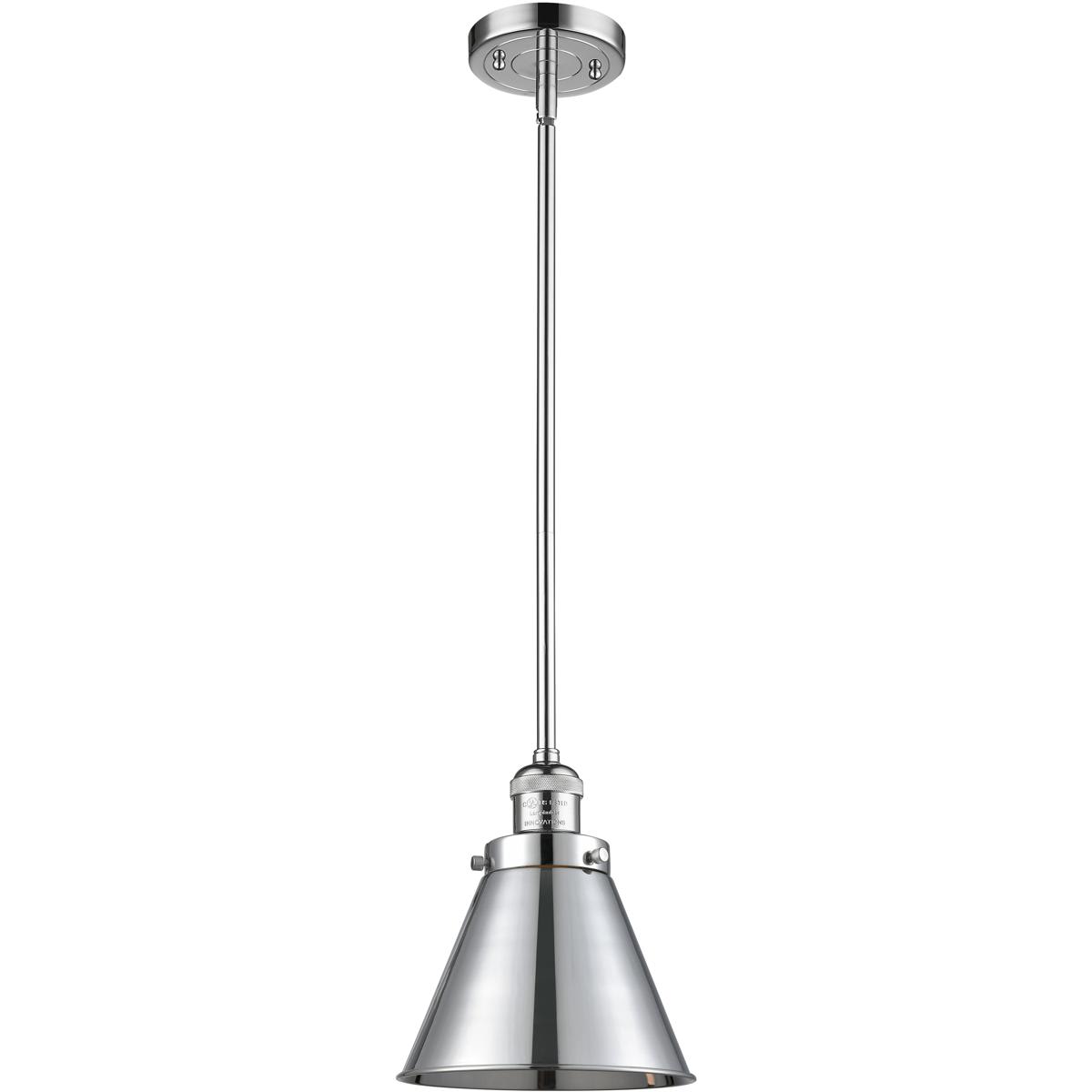 Innovations Lighting  201S-PC-M13-PC Franklin Restoration Appalachian Mini Pendant Polished Chrome