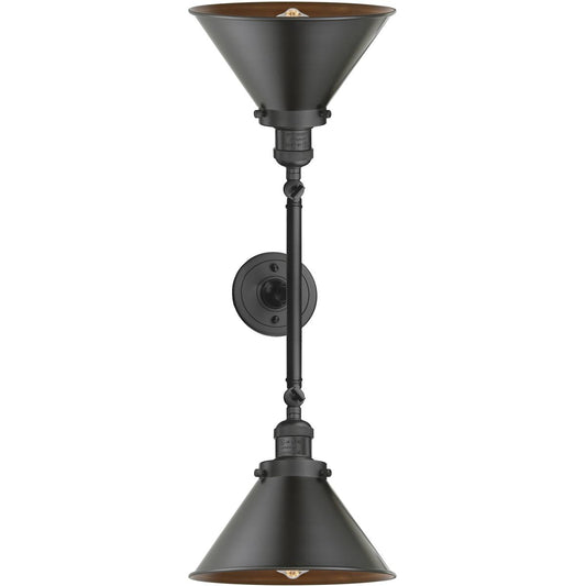 Innovations Lighting  208-OB-M10-OB Franklin Restoration Briarcliff Bathroom Vanity Light