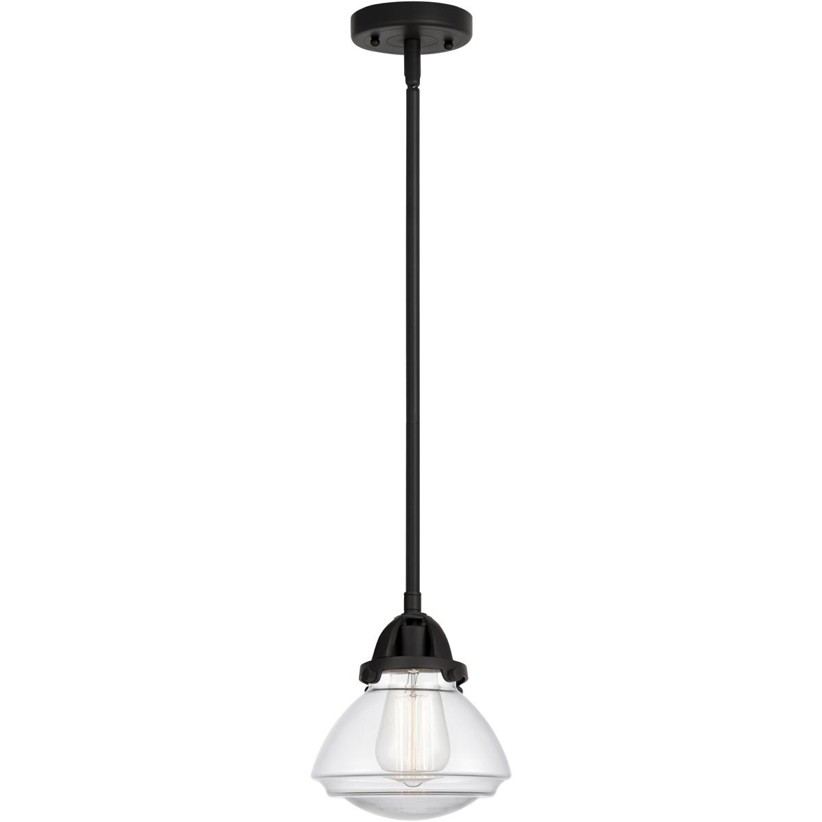 Innovations Lighting  288-1S-BK-G322-LED Nouveau 2 Olean Mini Pendant Matte Black