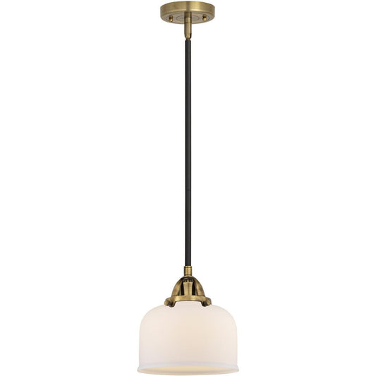 Innovations Lighting  288-1S-BAB-G71 Nouveau 2 Bell Mini Pendant Black Antique Brass