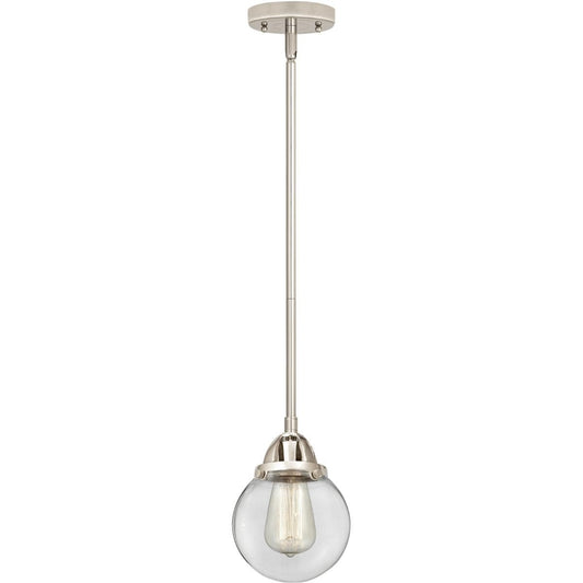 Innovations Lighting  288-1S-PN-G202-6-LED Nouveau 2 Beacon Mini Pendant Polished Nickel