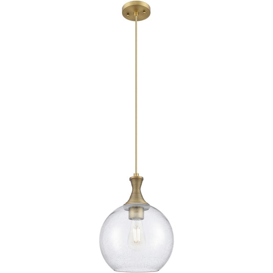 Innovations Lighting  415-1P-BB-G124-10 Astor Mini Pendant Brushed Brass