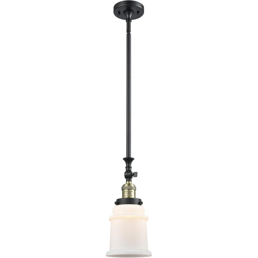 Innovations Lighting  206-BAB-G181-LED Franklin Restoration Canton Mini Pendant Black Antique Brass