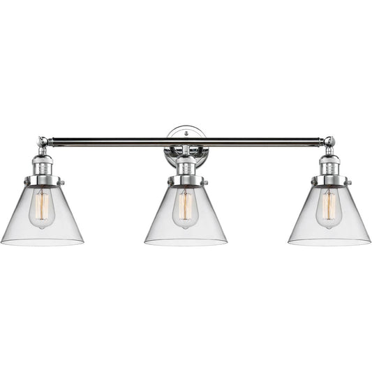 Innovations Lighting  205-PC-G42 Franklin Restoration Large Cone Bathroom Vanity Light