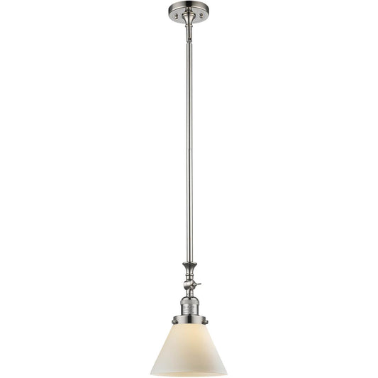 Innovations Lighting  206-PN-G41 Franklin Restoration Cone Mini Pendant Polished Nickel