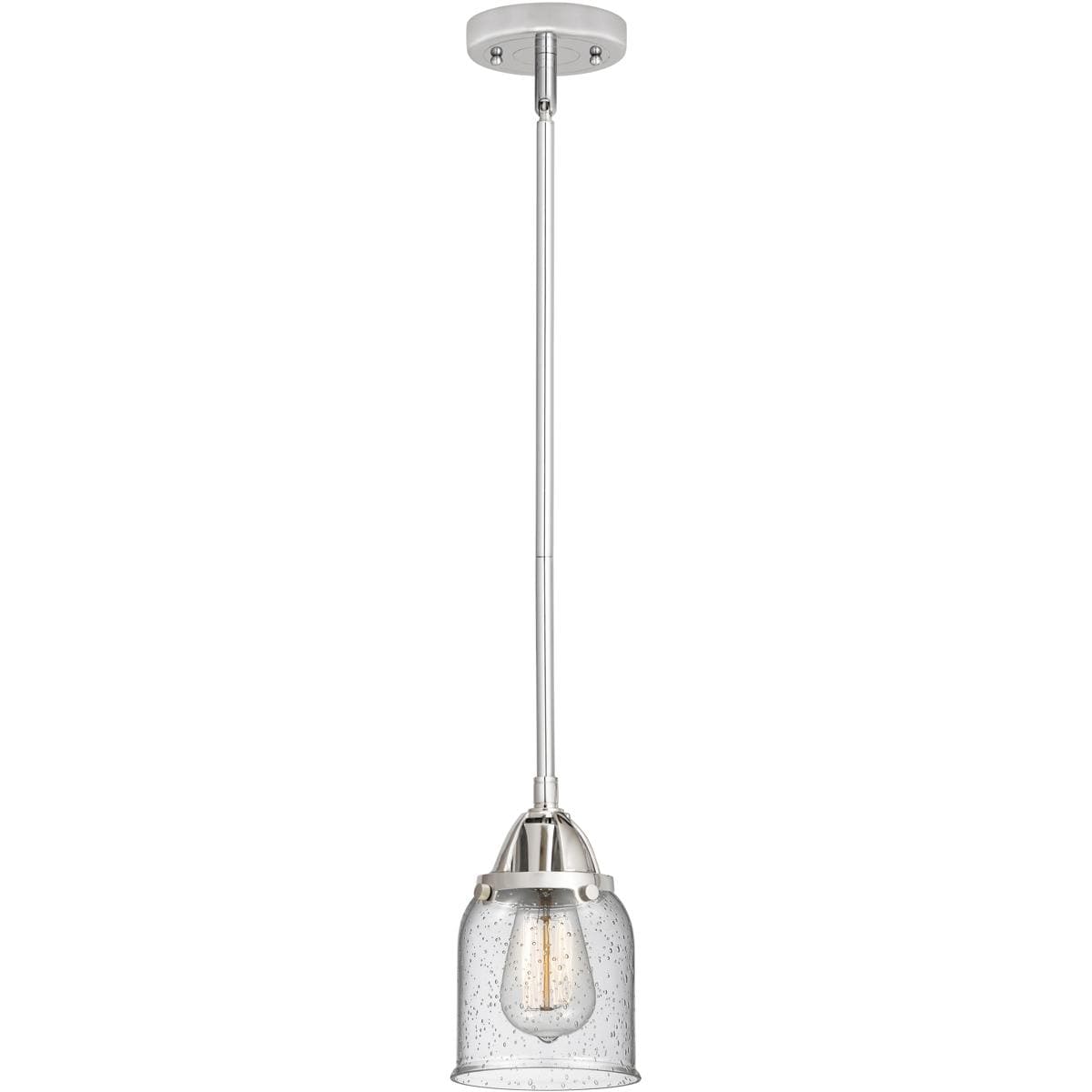 Innovations Lighting  288-1S-PC-G54-LED Nouveau 2 Bell Mini Pendant Polished Chrome
