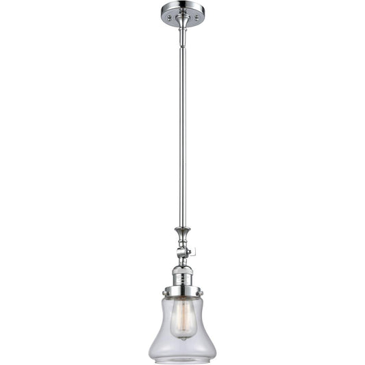 Innovations Lighting  206-PC-G192-LED Franklin Restoration Bellmont Mini Pendant Polished Chrome