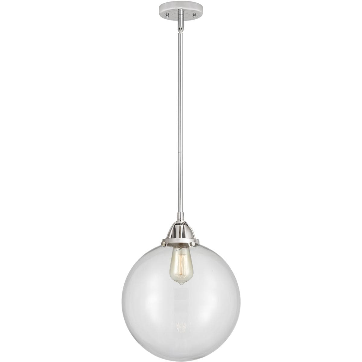 Innovations Lighting  288-1S-PC-G202-12-LED Nouveau 2 Beacon Mini Pendant Polished Chrome