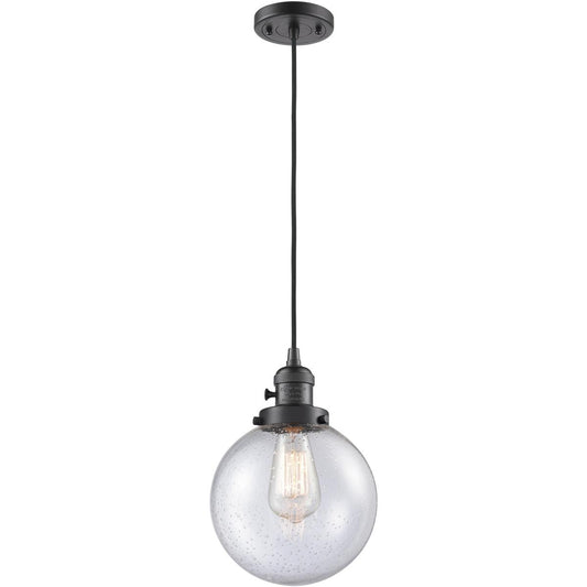 Innovations Lighting  201CSW-OB-G204-8-LED Franklin Restoration Beacon Mini Pendant Oil Rubbed Bronze