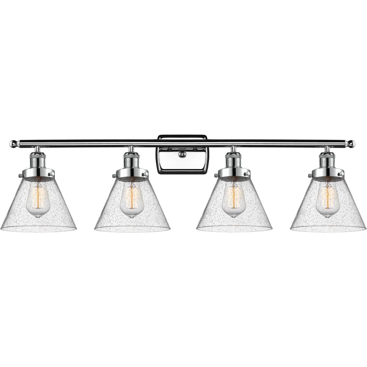Innovations Lighting  916-4W-PC-G44 Ballston Large Cone Bathroom Vanity Light Polished Chrome