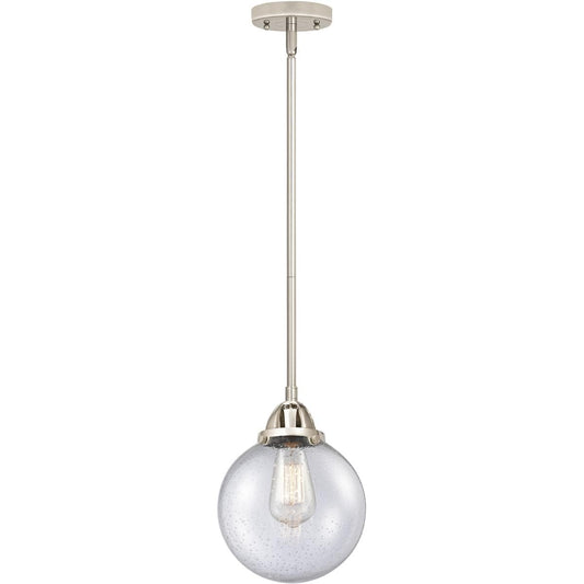Innovations Lighting  288-1S-PN-G204-8-LED Nouveau 2 Beacon Mini Pendant Polished Nickel