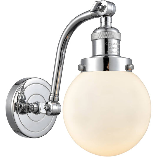 Innovations Lighting  515-1W-PC-G201-6-LED Franklin Restoration Beacon Wall Sconce Polished Chrome