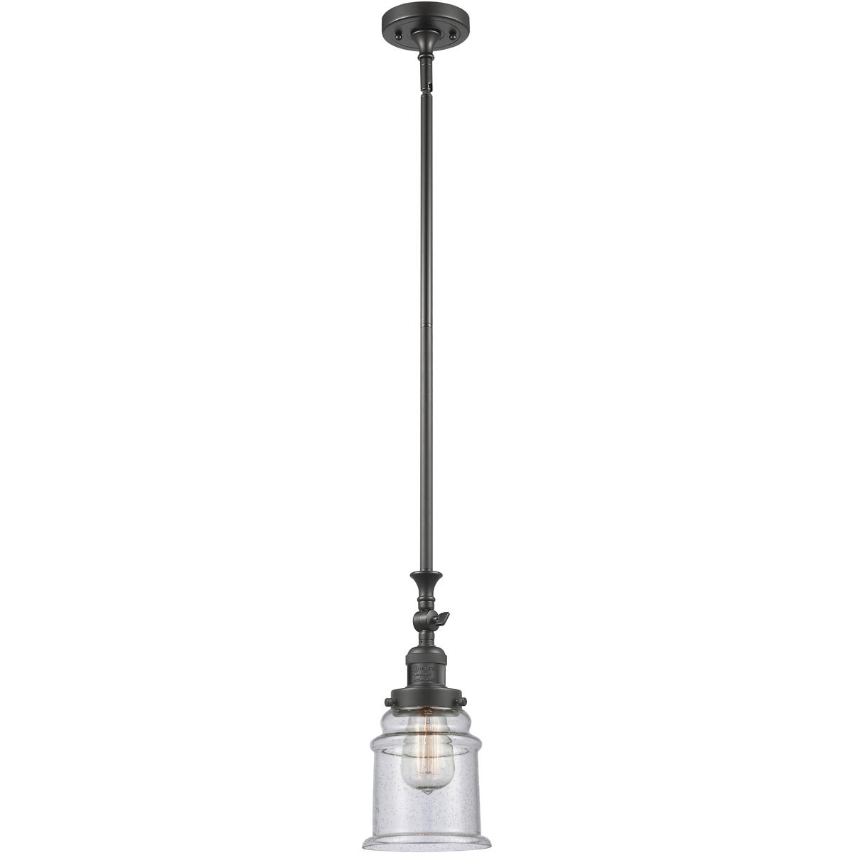 Innovations Lighting  206-OB-G184 Franklin Restoration Canton Mini Pendant Oil Rubbed Bronze