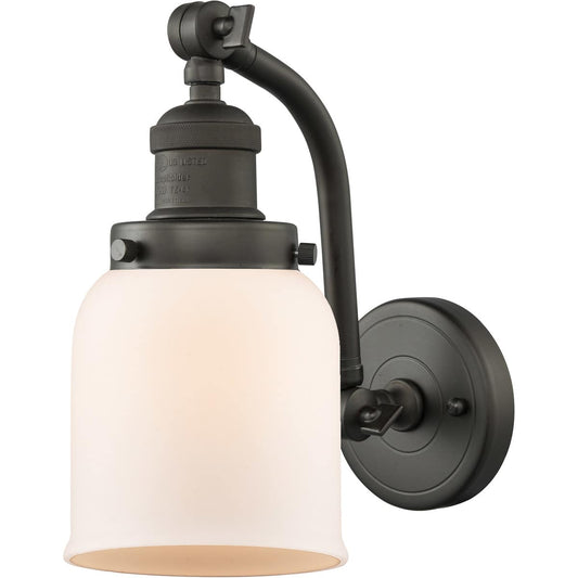 Innovations Lighting  515-1W-OB-G51-LED Franklin Restoration Small Bell Wall Sconce Oil Rubbed Bronze