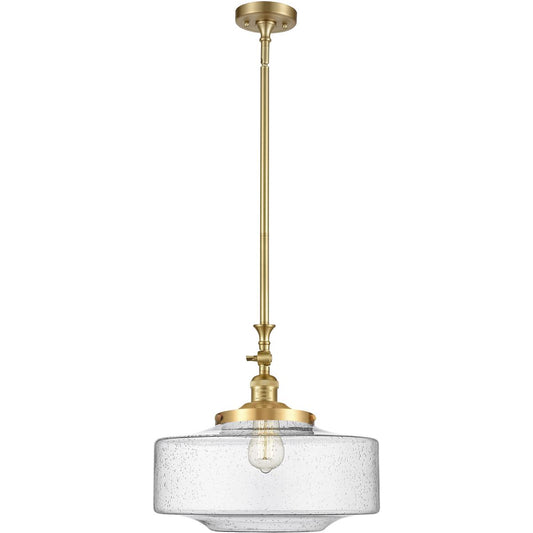 Innovations Lighting  206-SG-G694-16-LED Franklin Restoration Bridgeton Mini Pendant Satin Gold