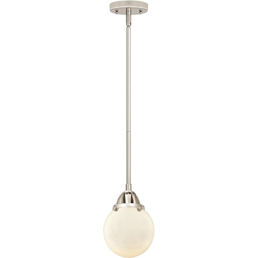 Innovations Lighting  288-1S-PN-G201-6-LED Nouveau 2 Beacon Mini Pendant Polished Nickel