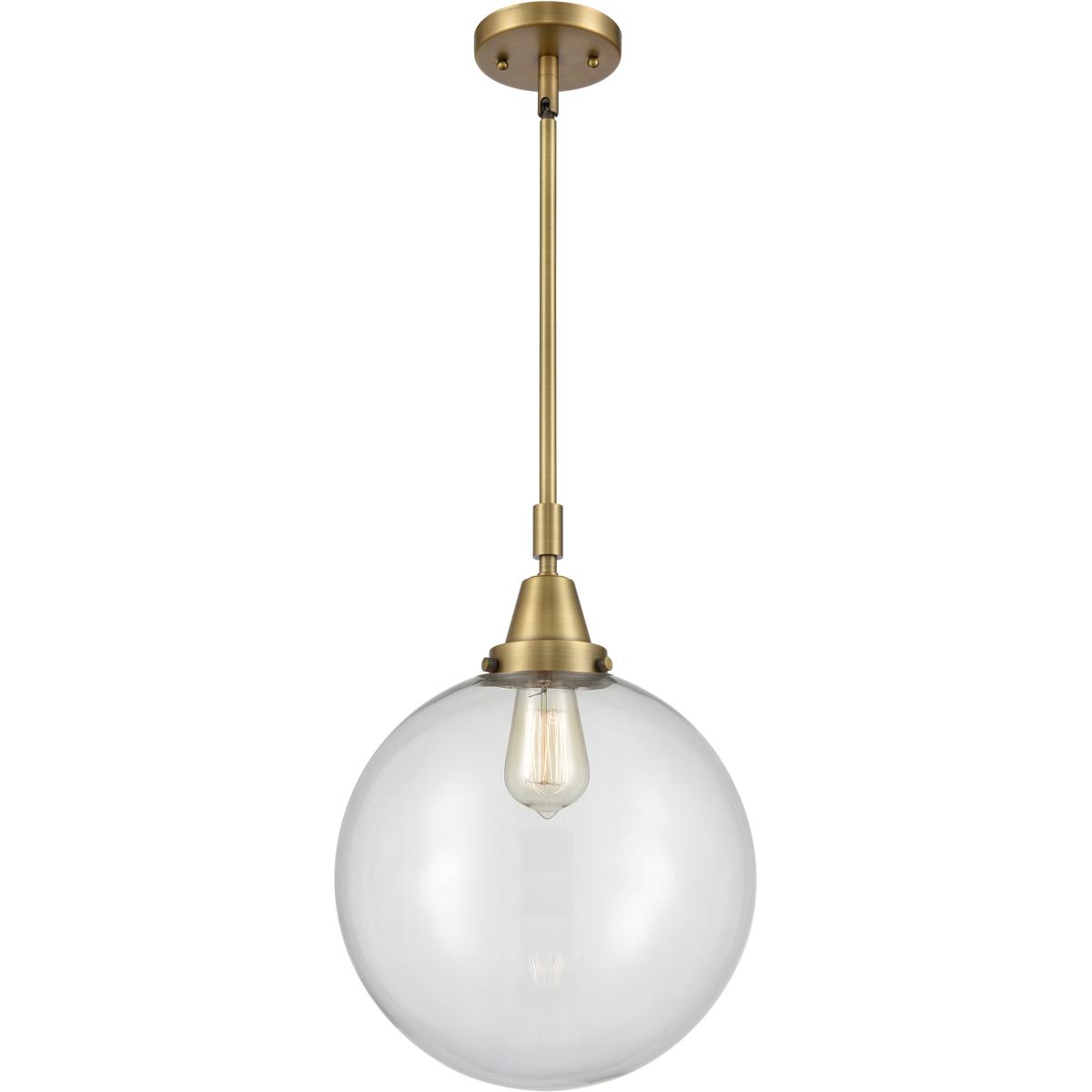 Innovations Lighting  447-1S-BB-G202-12 Beacon Mini Pendant Brushed Brass