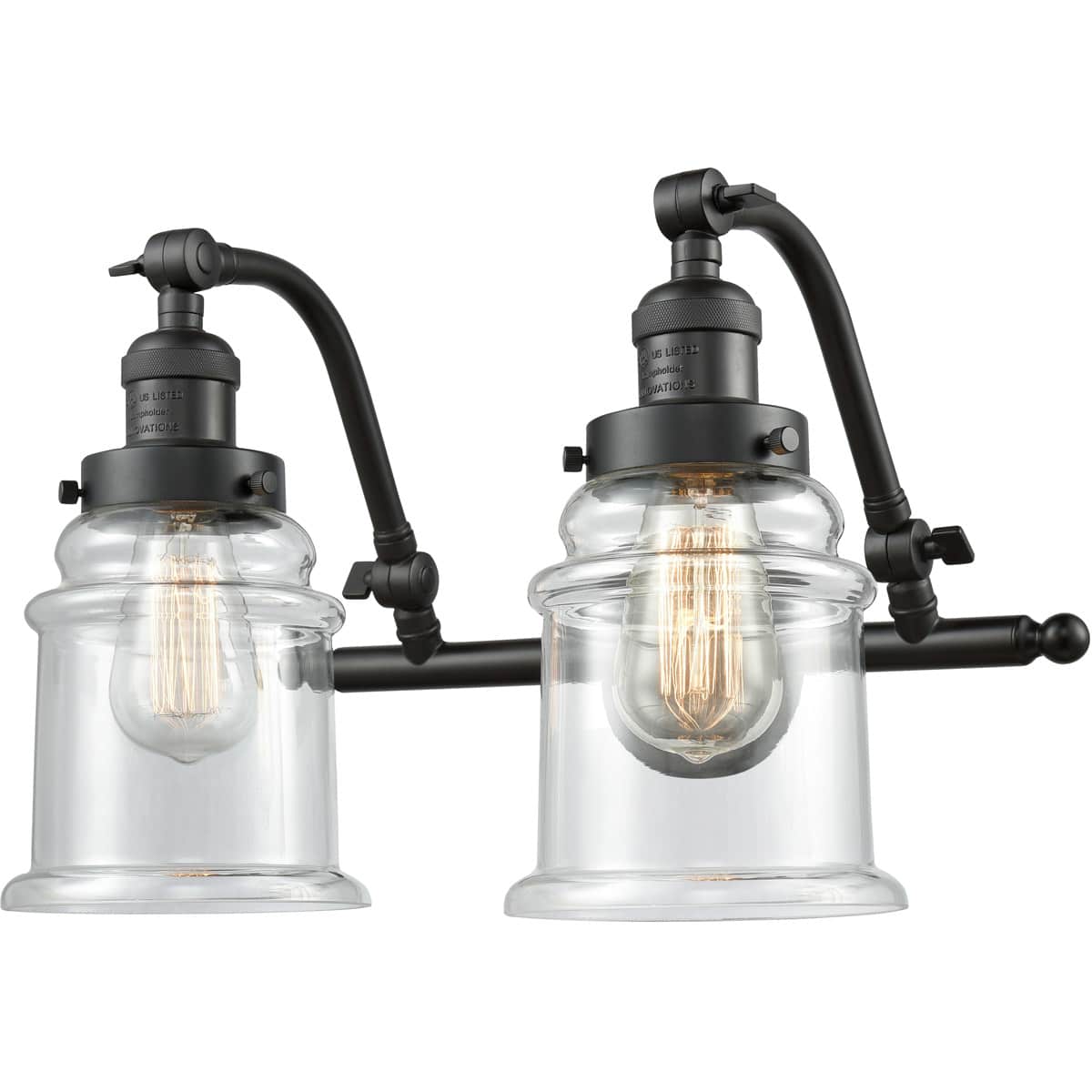 Innovations Lighting  515-2W-OB-G182 Franklin Restoration Canton Bathroom Vanity Light