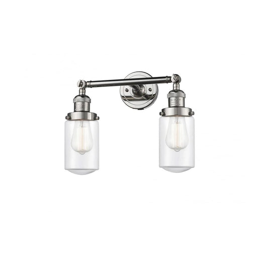 Innovations Lighting  208-PN-G312-LED Franklin Restoration Dover Bathroom Vanity Light