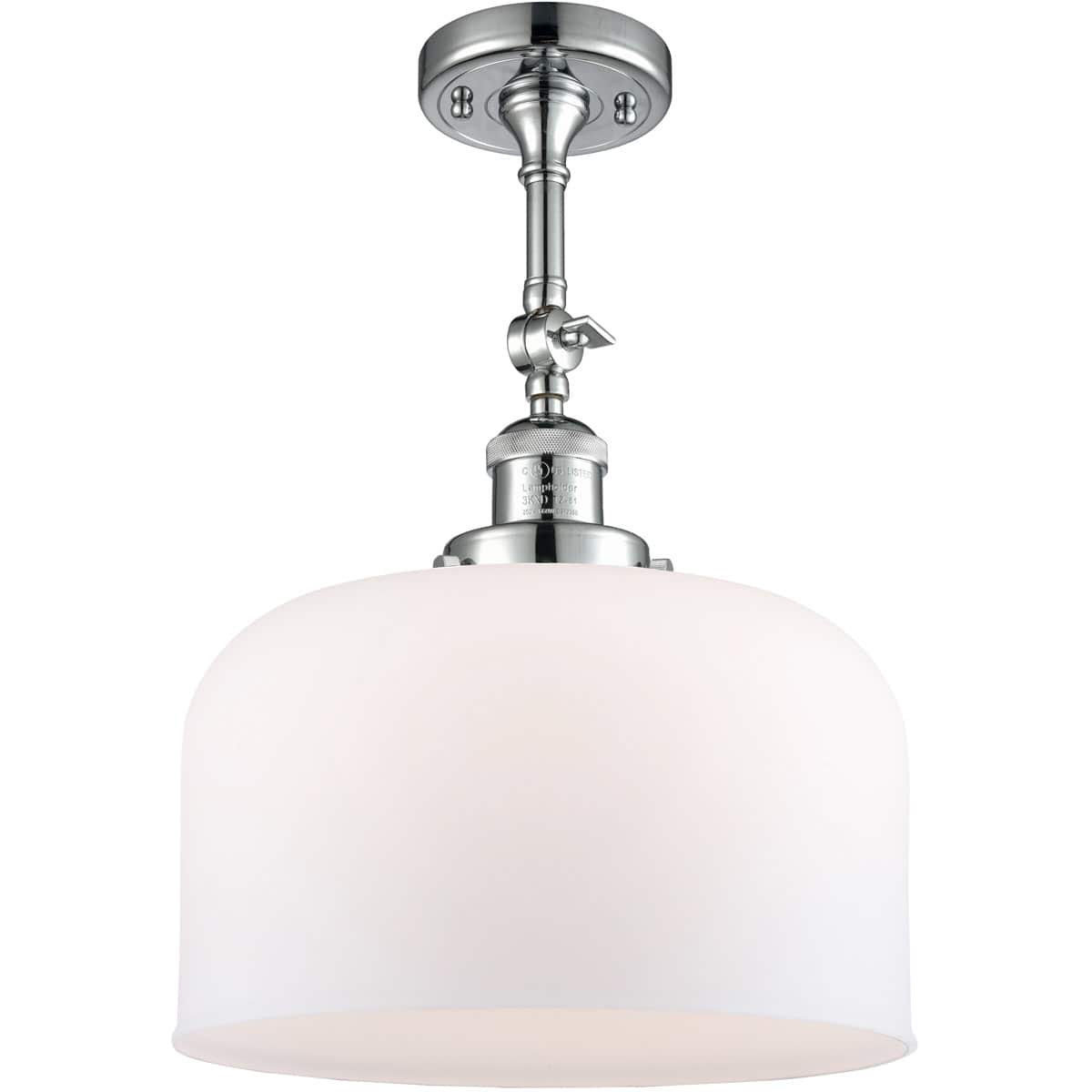 Innovations Lighting  201F-PC-G71-L Franklin Restoration X-Large Bell Semi-Flush Mount