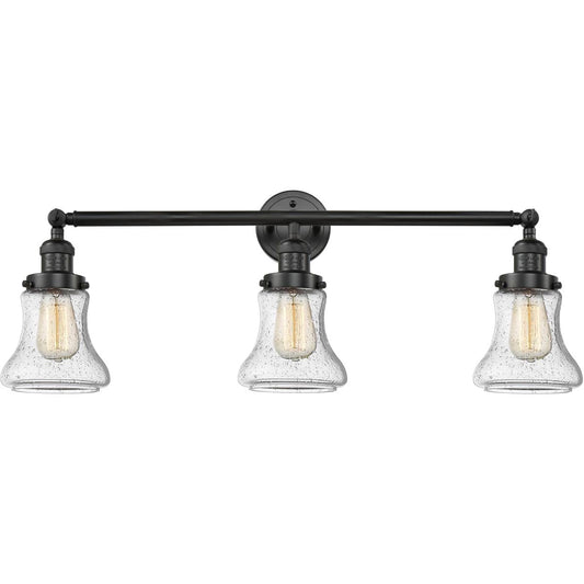Innovations Lighting  205-BK-G194 Franklin Restoration Bellmont Bathroom Vanity Light Matte Black
